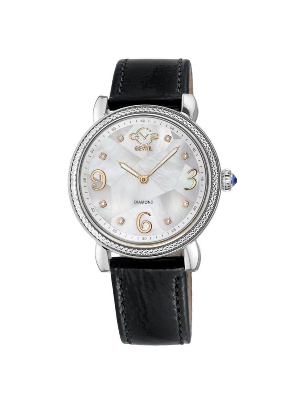 NWT Gv2 By Gevril Ravenna Mother of Pearl Dial Ladies Watch